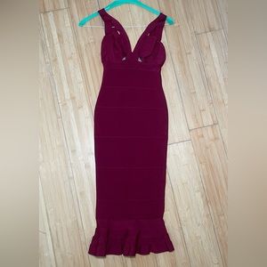 Bodycon maxi mermaid dress